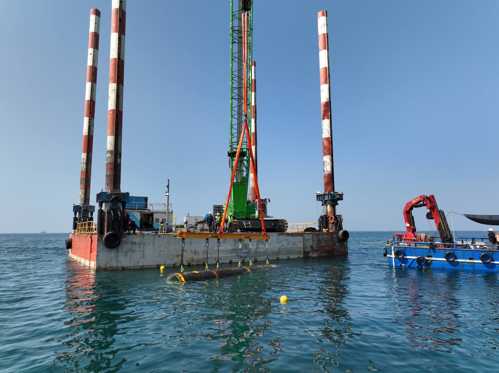 TBM recovery after the HDD crossing — Ashdod landfall